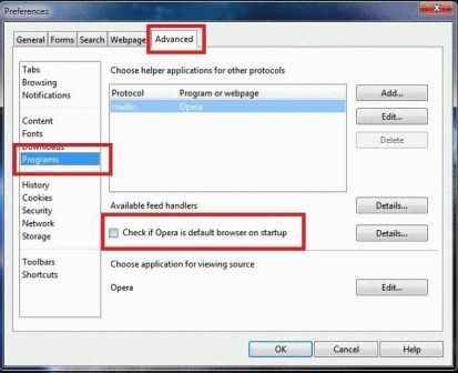 set opera as default browser set opera as default browser