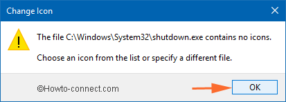 shutdown icon message
