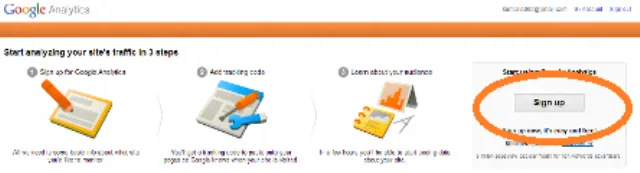 sign up in analytivcs