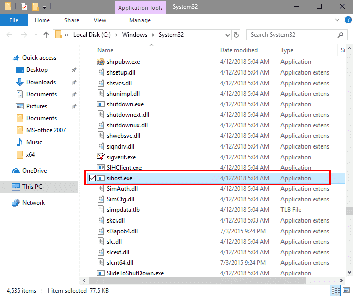 sihost.exe in Windows 10 image 3