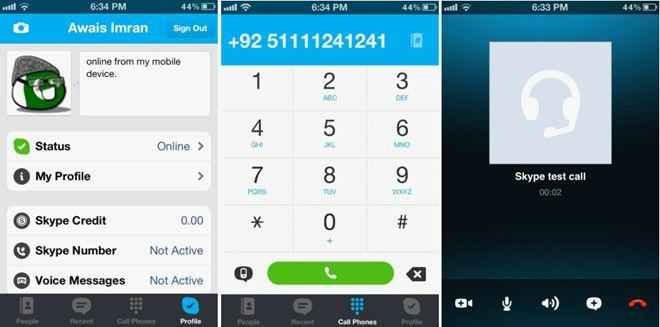 skype voip calls on android