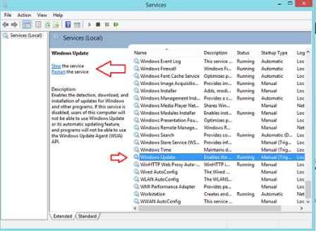 stop windows update service stop windows update service