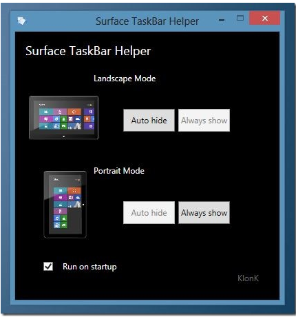 surface taskbar helper