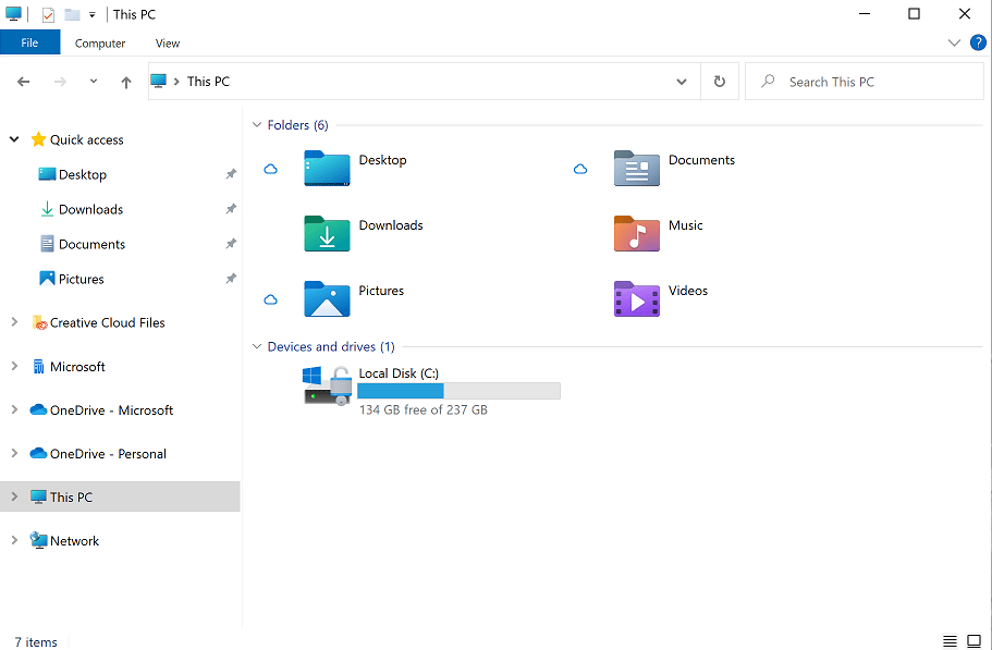 system icons in Windows 10 Build 21343