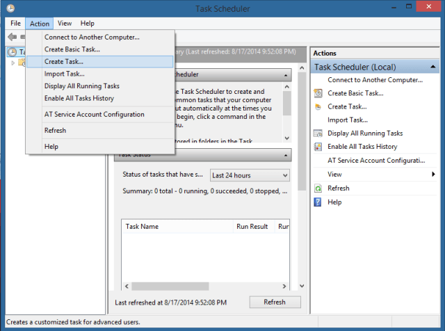 task-scheduler Prevent UAC Prompt for Certain Programs on Windows 8