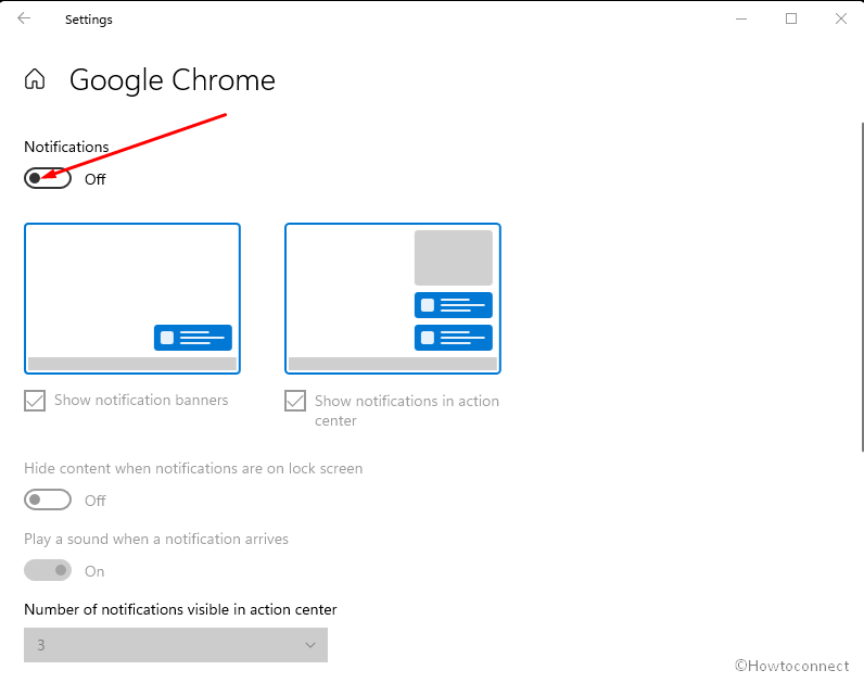 turn off notifications on Windows 11