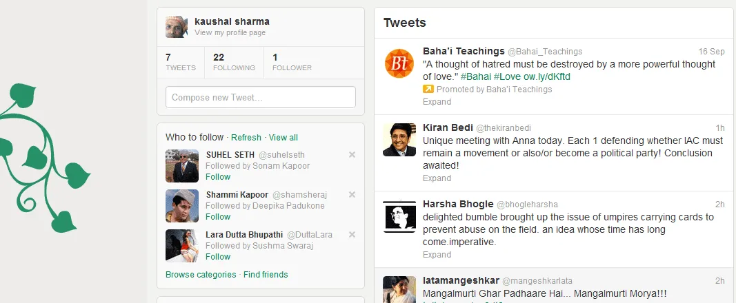 twitter login