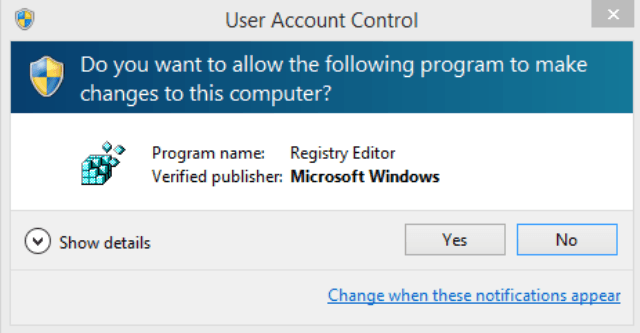 Prevent UAC Prompt for Certain Programs on Windows 8