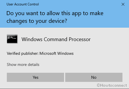 uac prompt for cmd