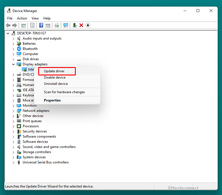 update driver in device manager to boot performance