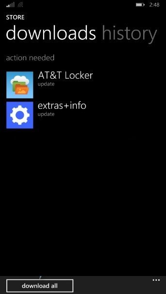 update_all_applications How to Check and Install App Updates in Windows Phone 8.1