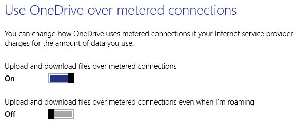 Configure Sync Settings over Metered Connection on Windows 10