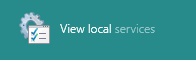view local services on start menu