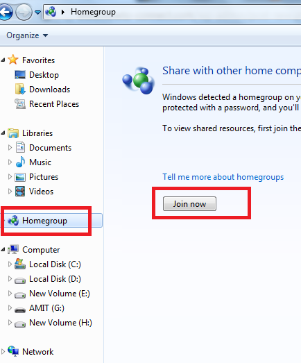 windows 7 homegroup image