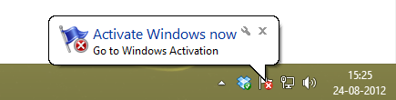 windows 8 activate windows now message