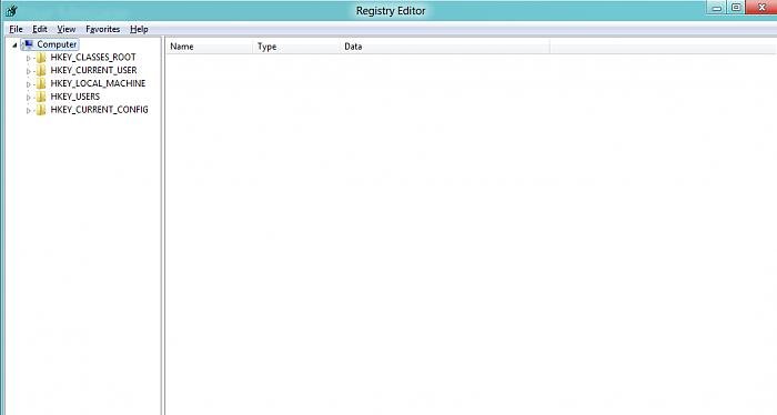 windows 8 registry editor