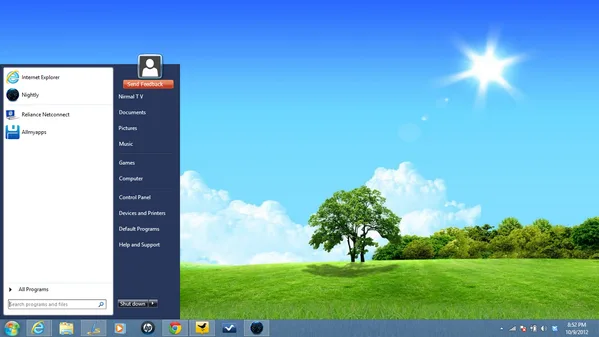 windows 8 Start Menu 8 tool
