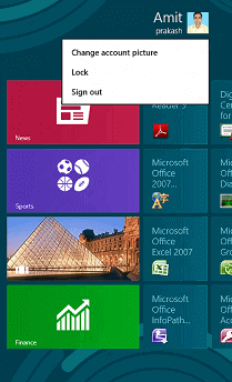 windows 8 account option image