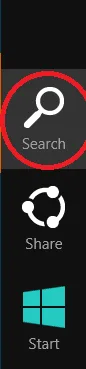 windows 8 charms panel