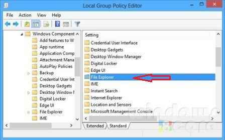 windows 8 file explorer option search in registry