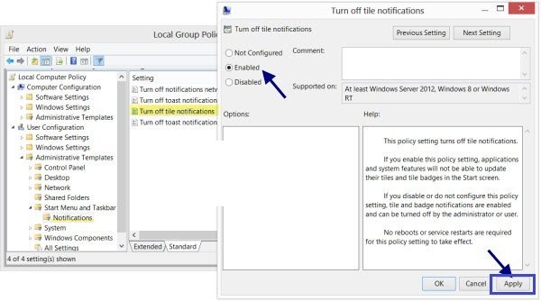 windows 8 live tile disable windows 8 live tile disable