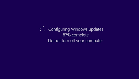windows 8 manually update begin