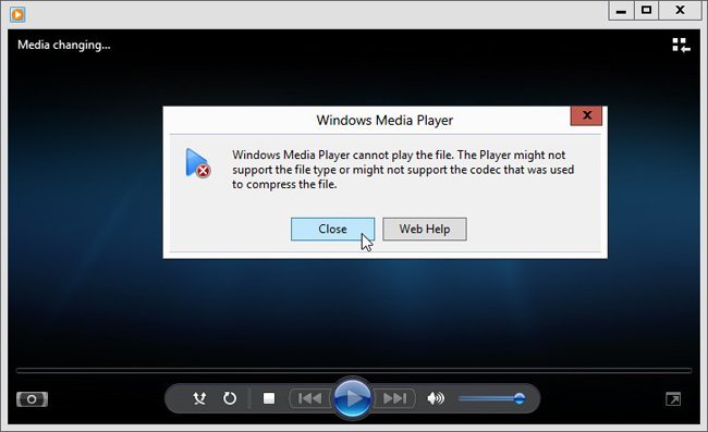 avi codec windows media player