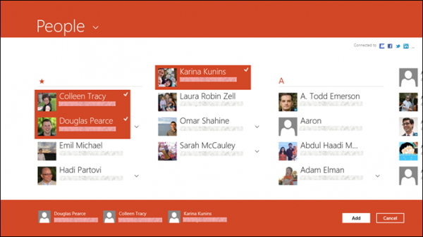 windows 8 people app friend lists windows 8 people app friend lists