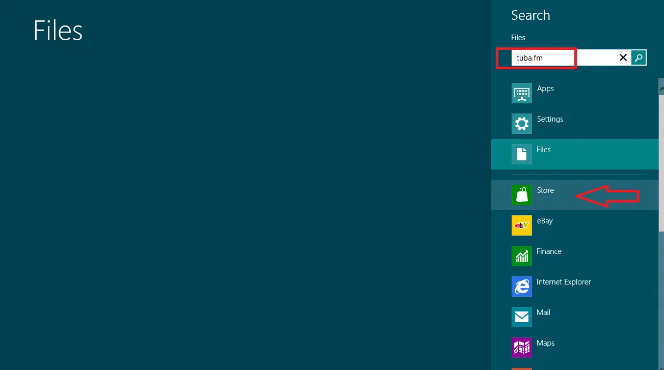 windows 8 search box image