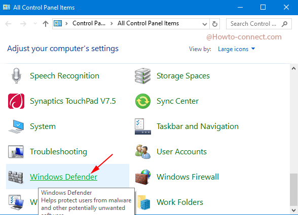 How to Open Windows Defender in Windows 10