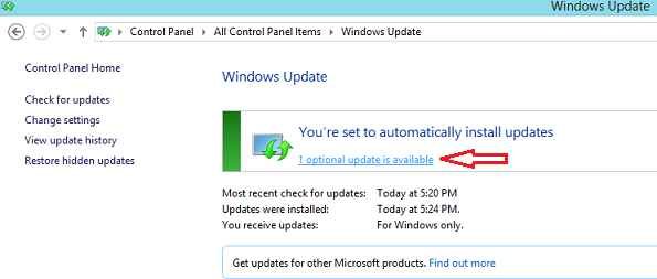 windows update available windows update available