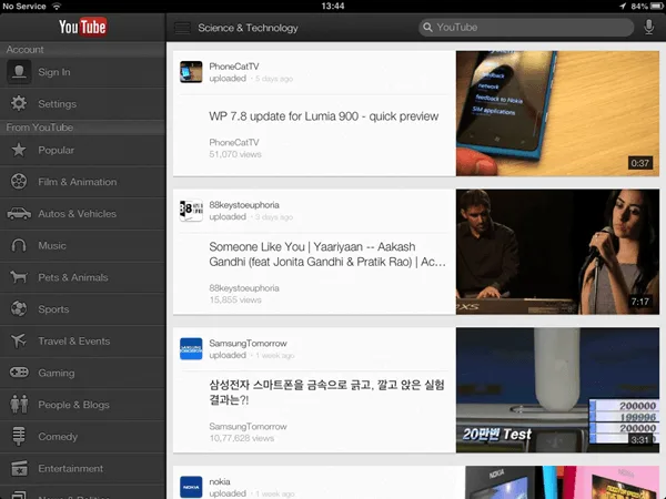 youtube app for ipad6
